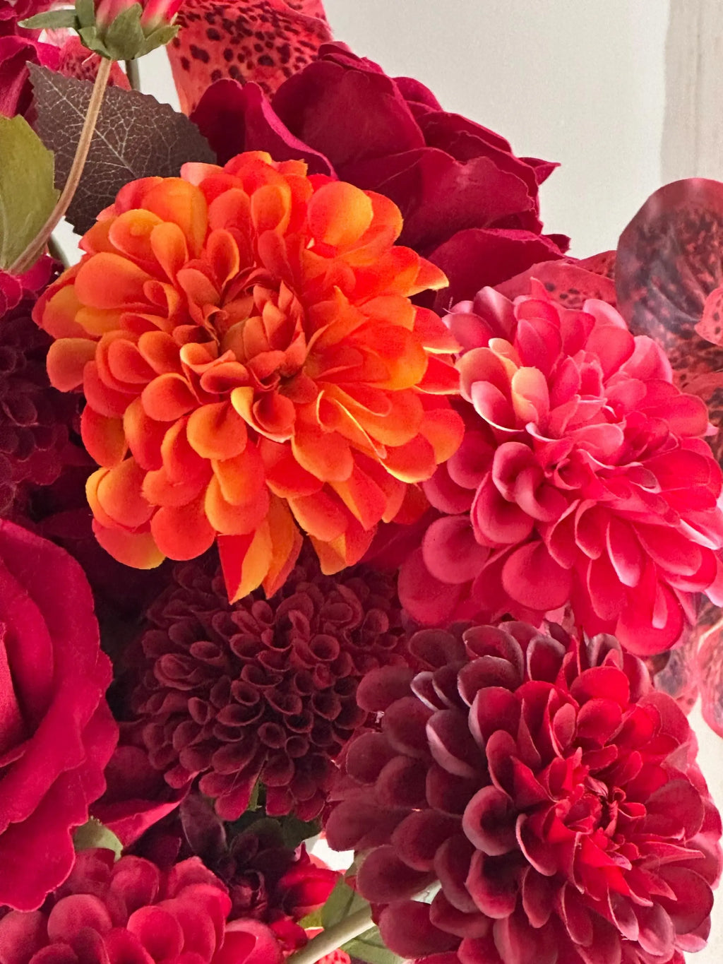 Romantic Floral arrangement Faux Flower Place