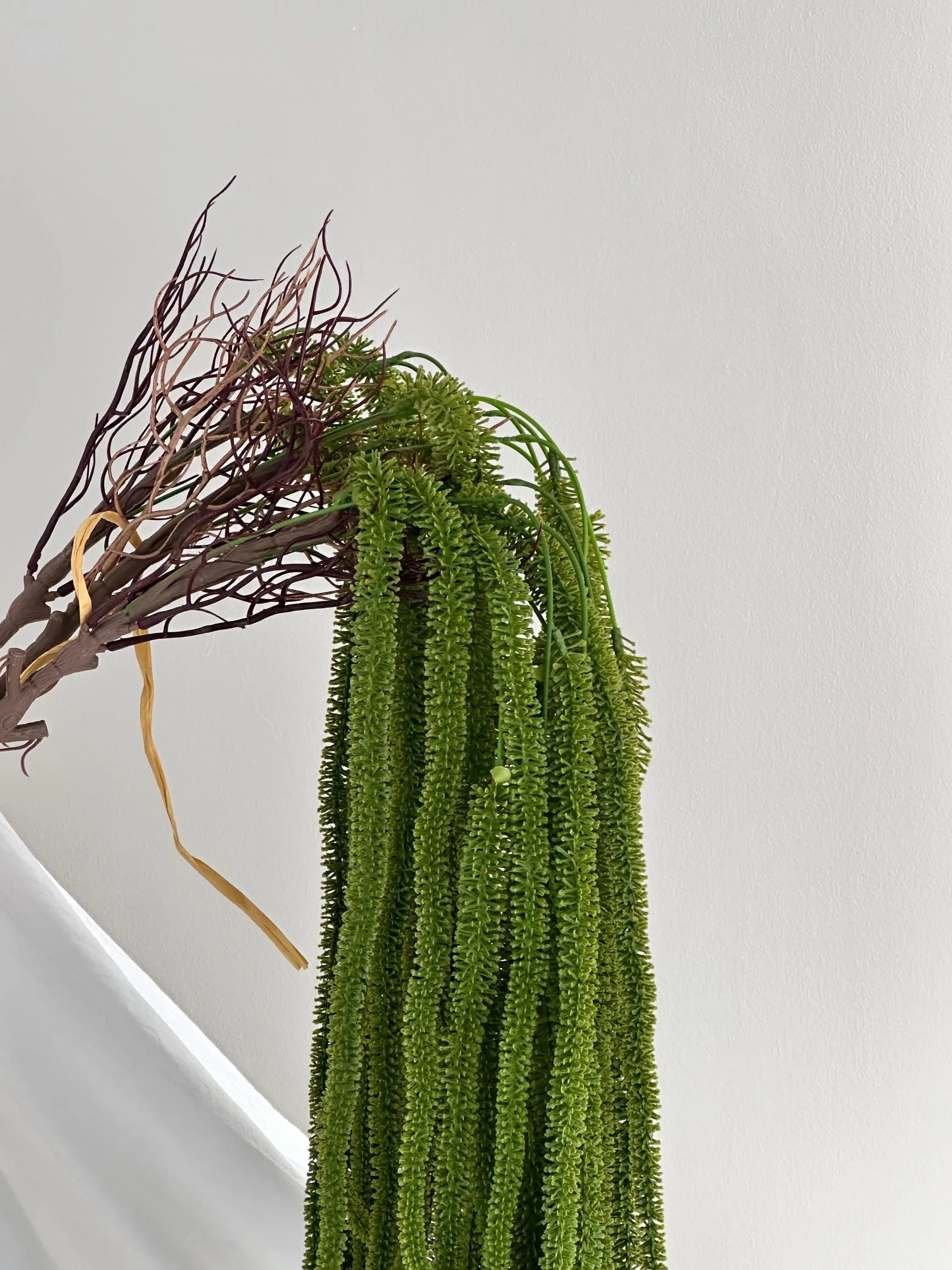 Large Artificial Hanging Amaranthus Stem – Hanging Flower for Bouquets, Garlands & Event Styling, Fake Amaranth Branch, Artificial Plant Faux Flower Place