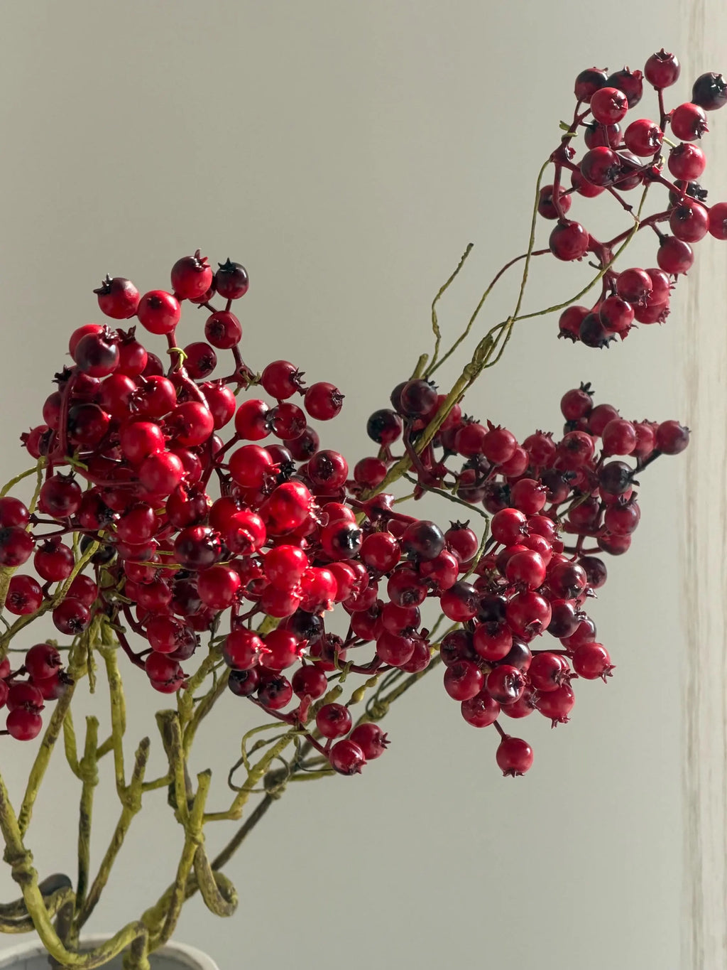 Faux Cranberry Branch Celesta Atelier