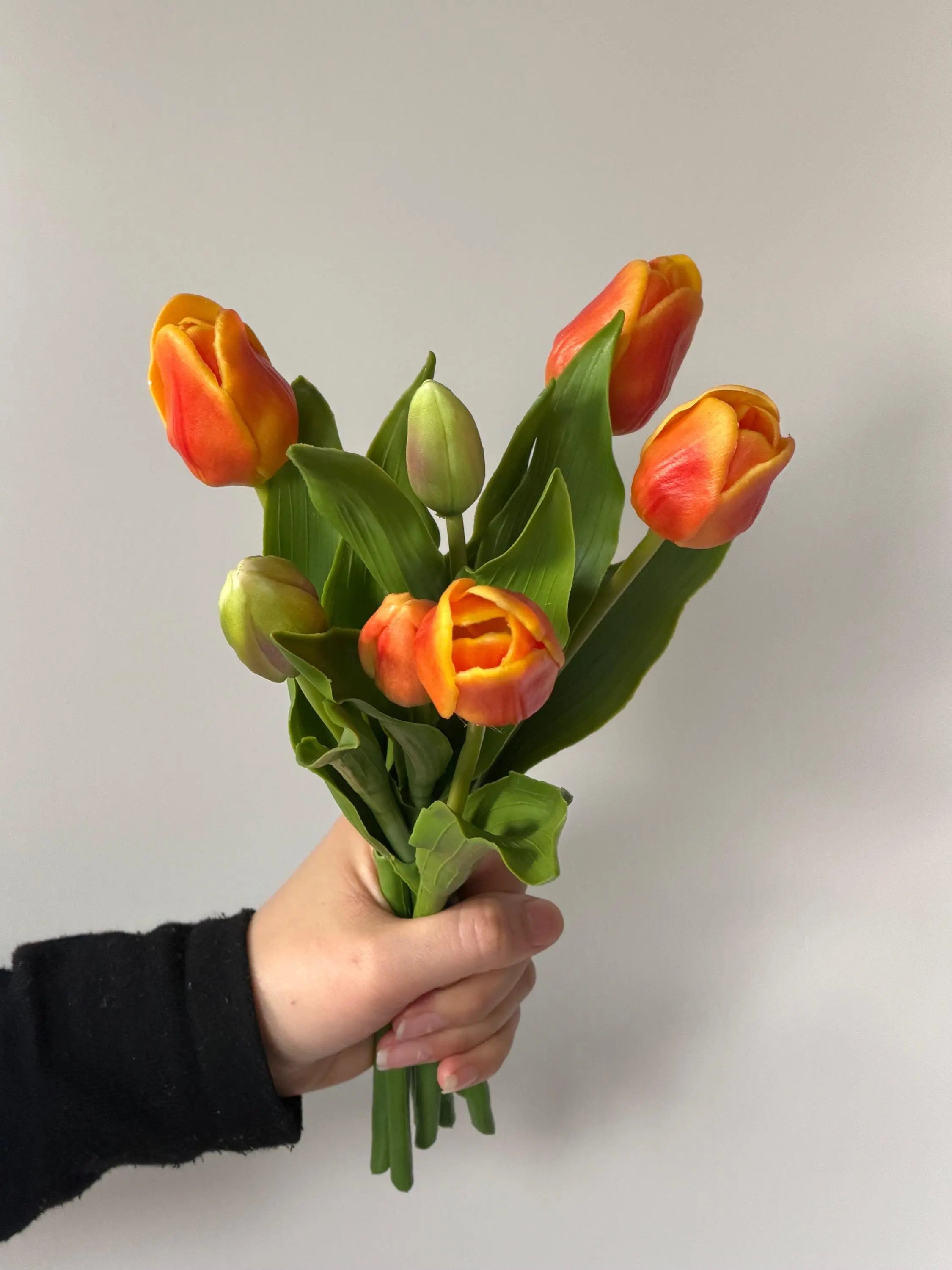 Fake tulip bouquest,artificial tulips,Real touch tulip,fake floral arrangements, faux tulips for Mothers Day gift, Easter home decor Faux Flower Place