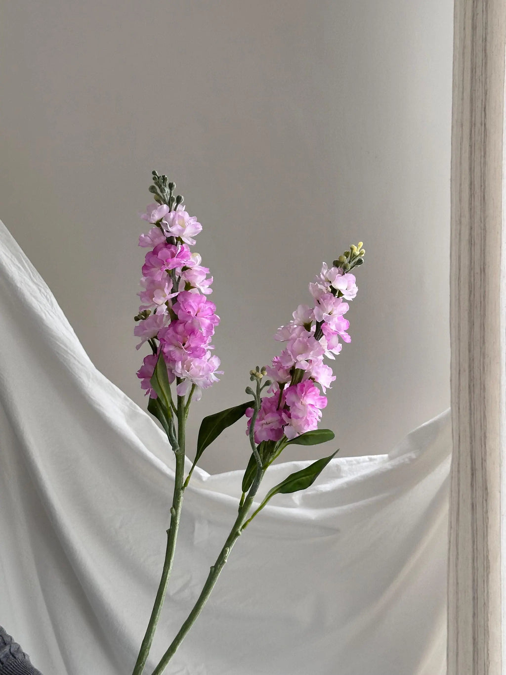 Artificial Delphinium Blossom Branch With Buds Faux Flower Place