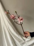 Faux Magnolia Artificial flower Silk Magnolia Branches, Dinner Wedding Arrangement, Fake Flower Faux Magnolia, Table decor Faux Flower Place