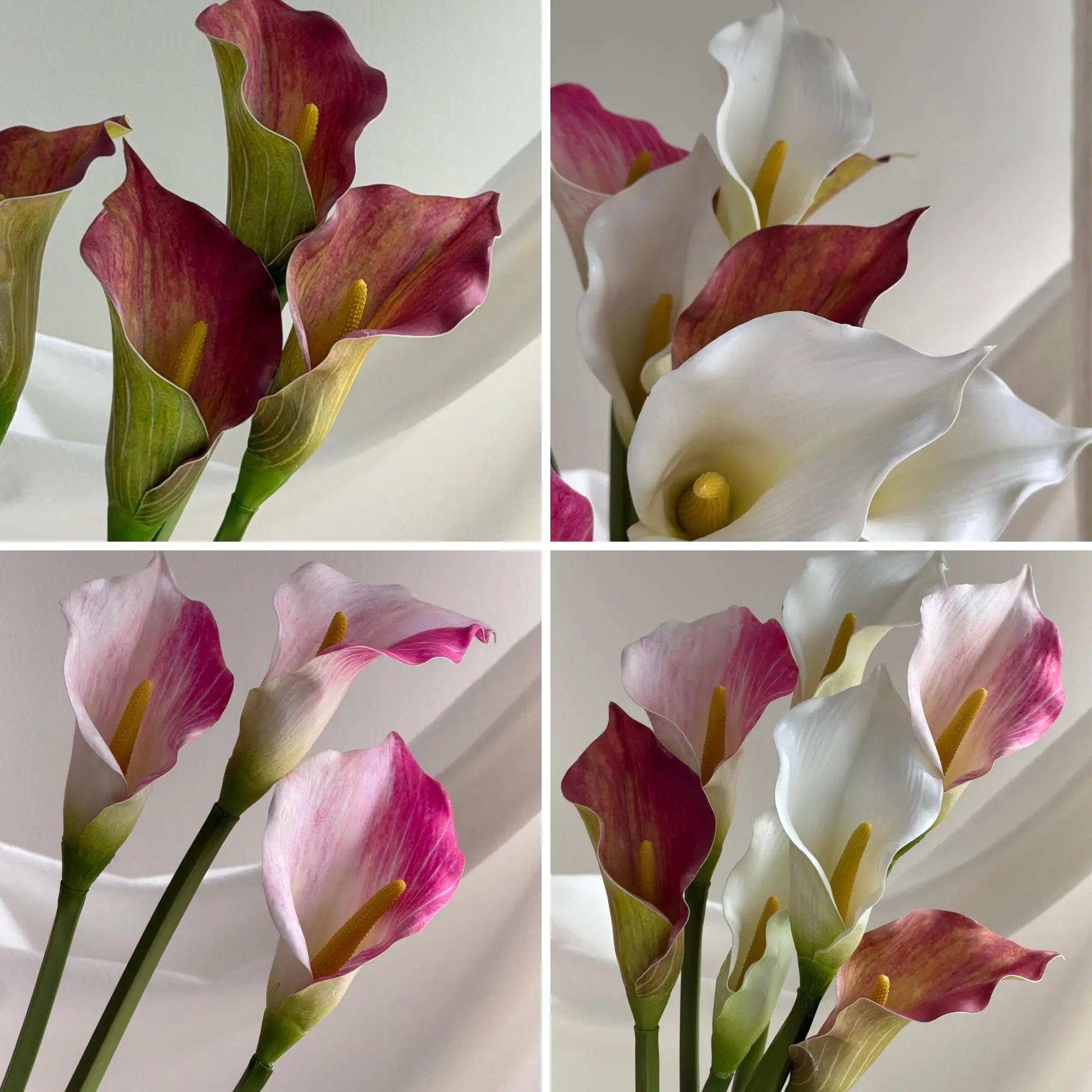 Pink Faux Calla Lily Faux Flower Place