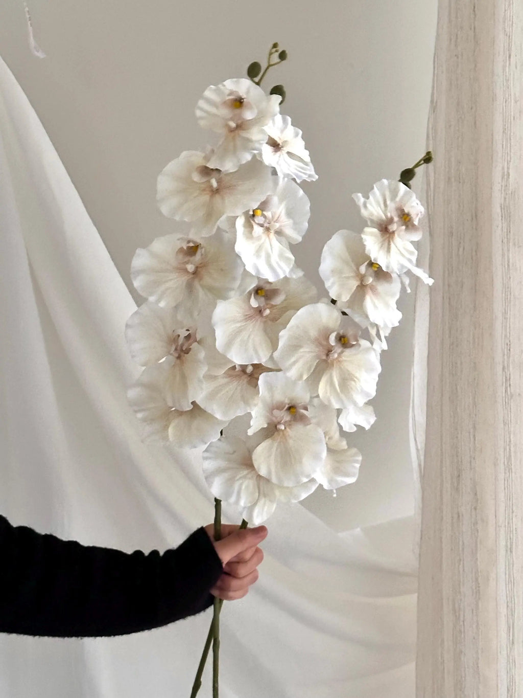 Faux Mitsuo orchids, Artificial Plants, Oncidium orchids, Wedding Home Decorations, Fake Flowers for House Warming Gifts Faux Flower Place