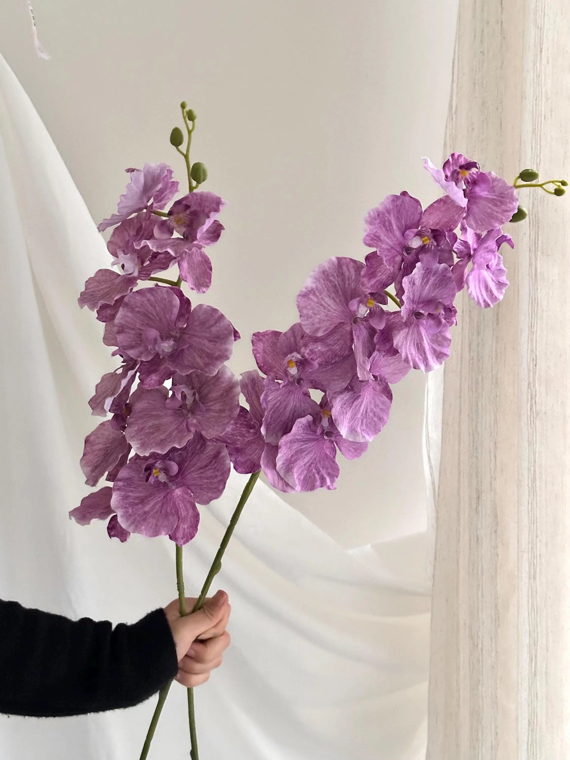 Faux Mitsuo orchids, Artificial Plants, Oncidium orchids, Wedding Home Decorations, Fake Flowers for House Warming Gifts Faux Flower Place