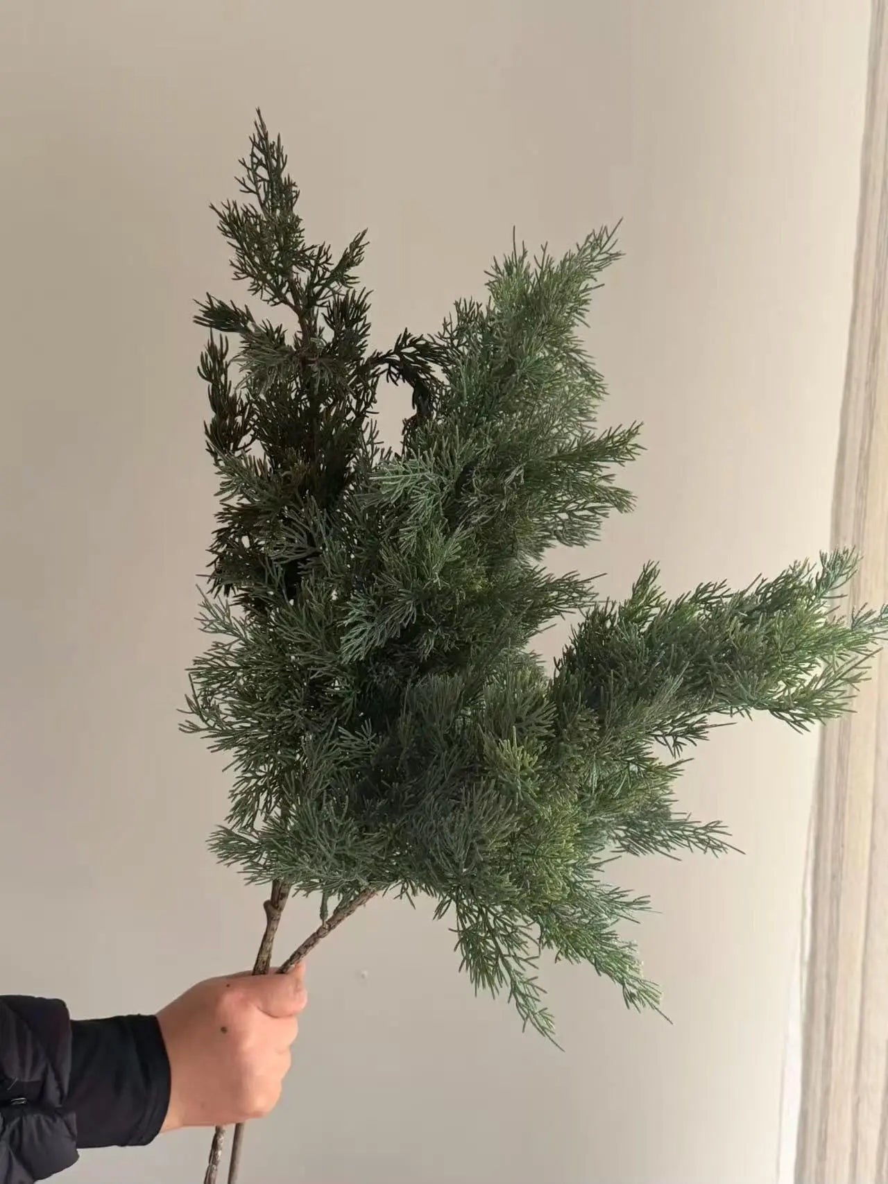 Artificial Winter Cedar Branch Faux Flower Place