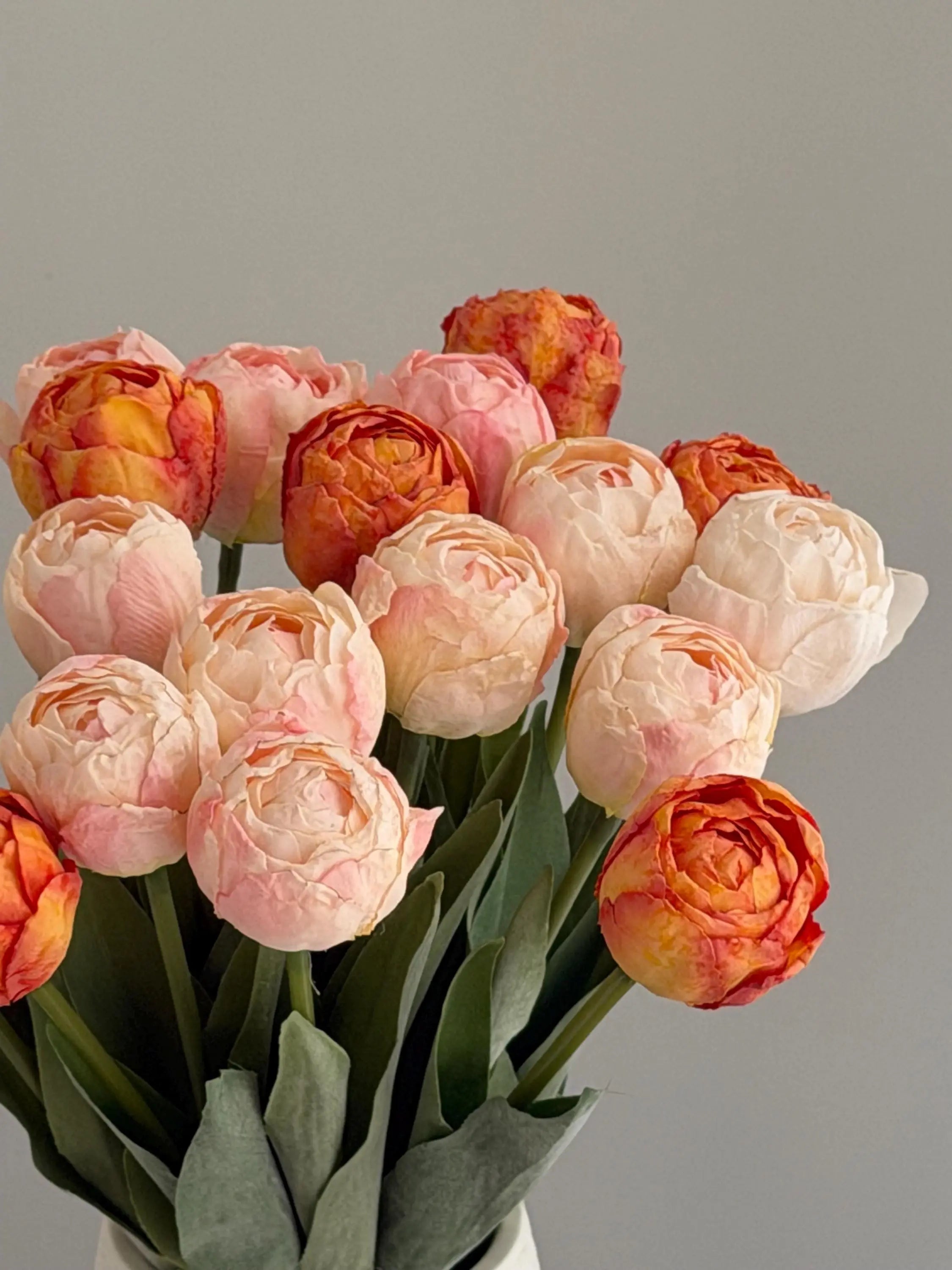 Silk tulip bouquet, artificial tulips stems Celesta Atelier