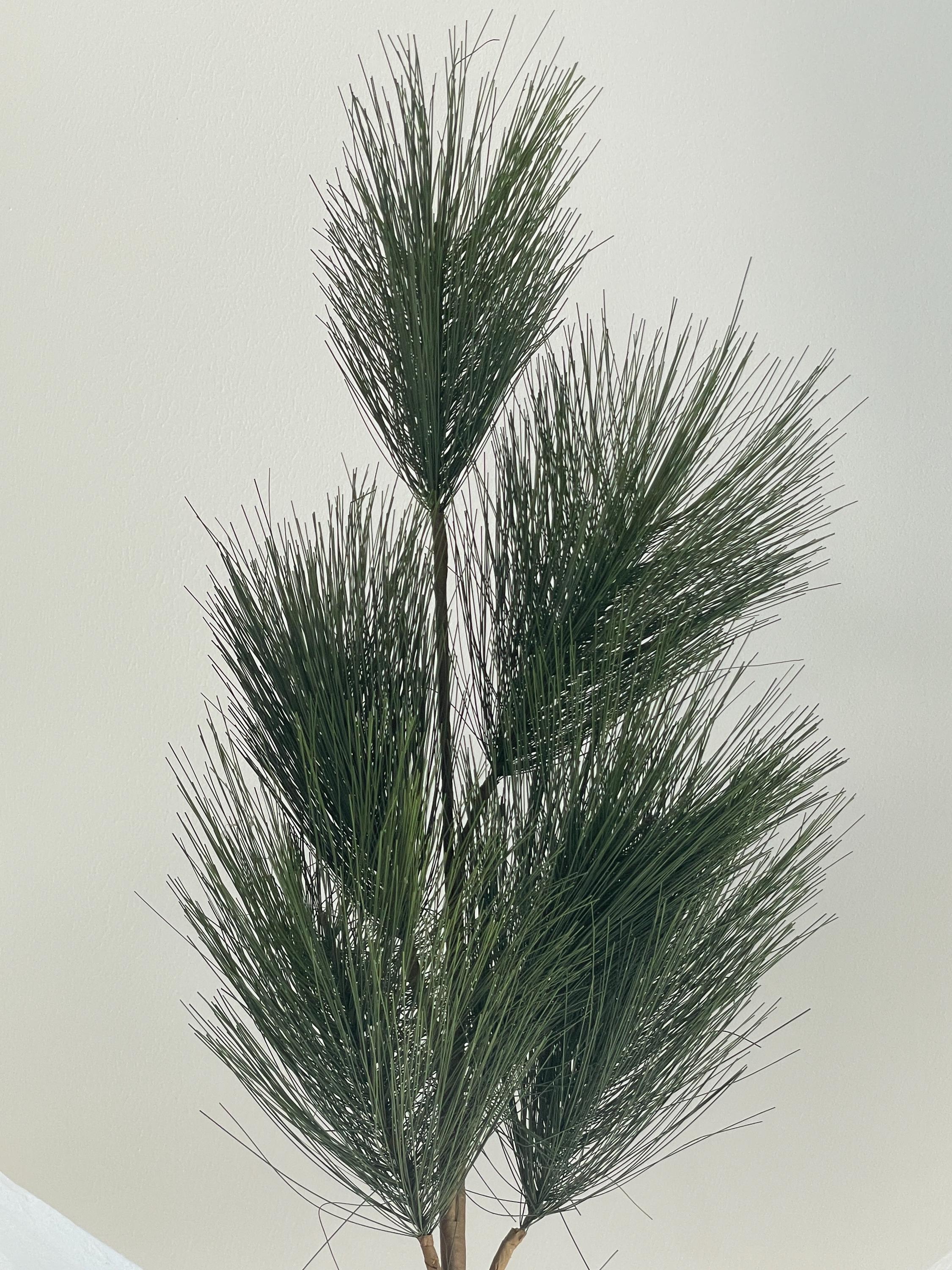 Artificial Pine Needles Branch with Pine Cone