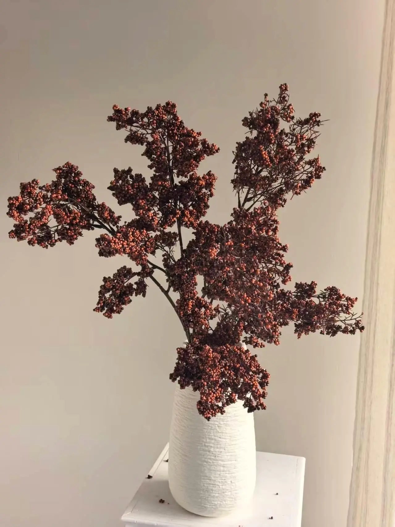 Long Stems Berries, Dusty Plum Berry Stems Celesta Atelier