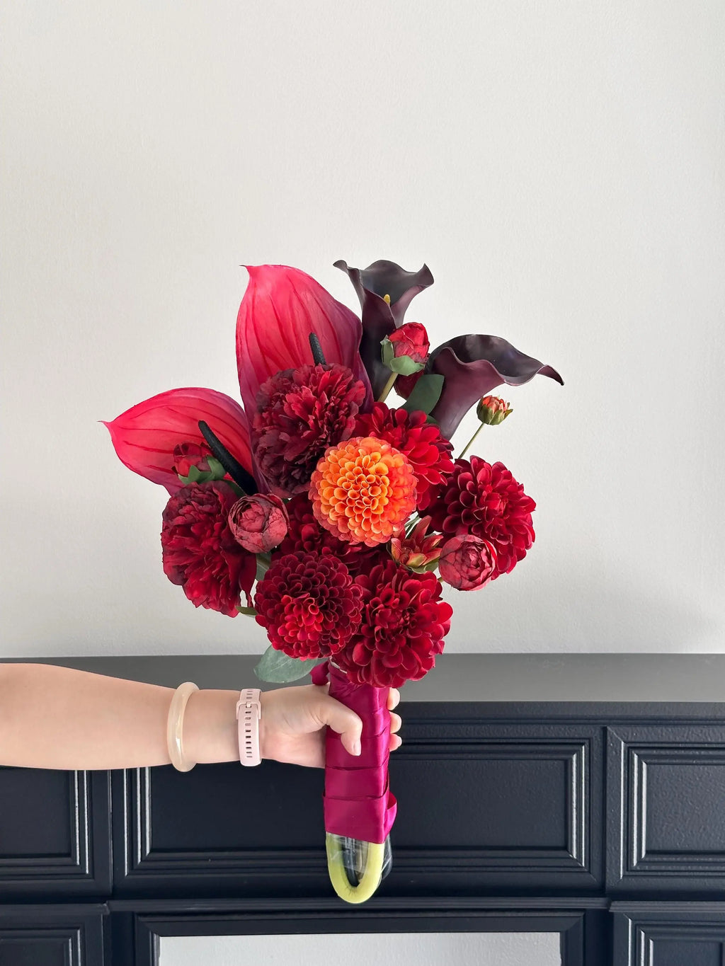 Faux Calla Lily Bridal Bouquet Faux Flower Place
