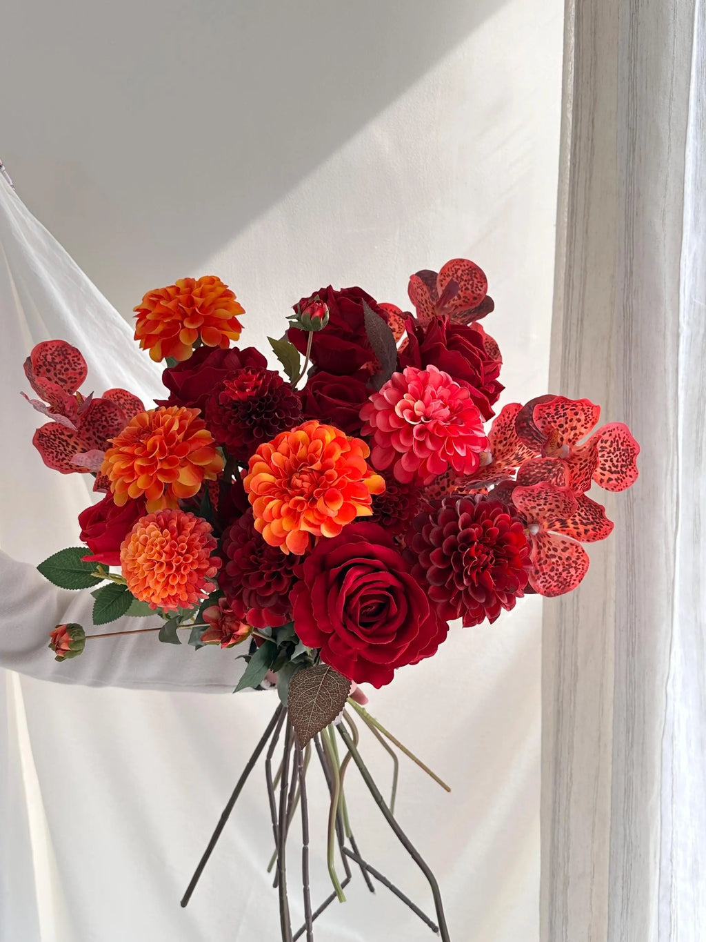Romantic Floral arrangement Faux Flower Place