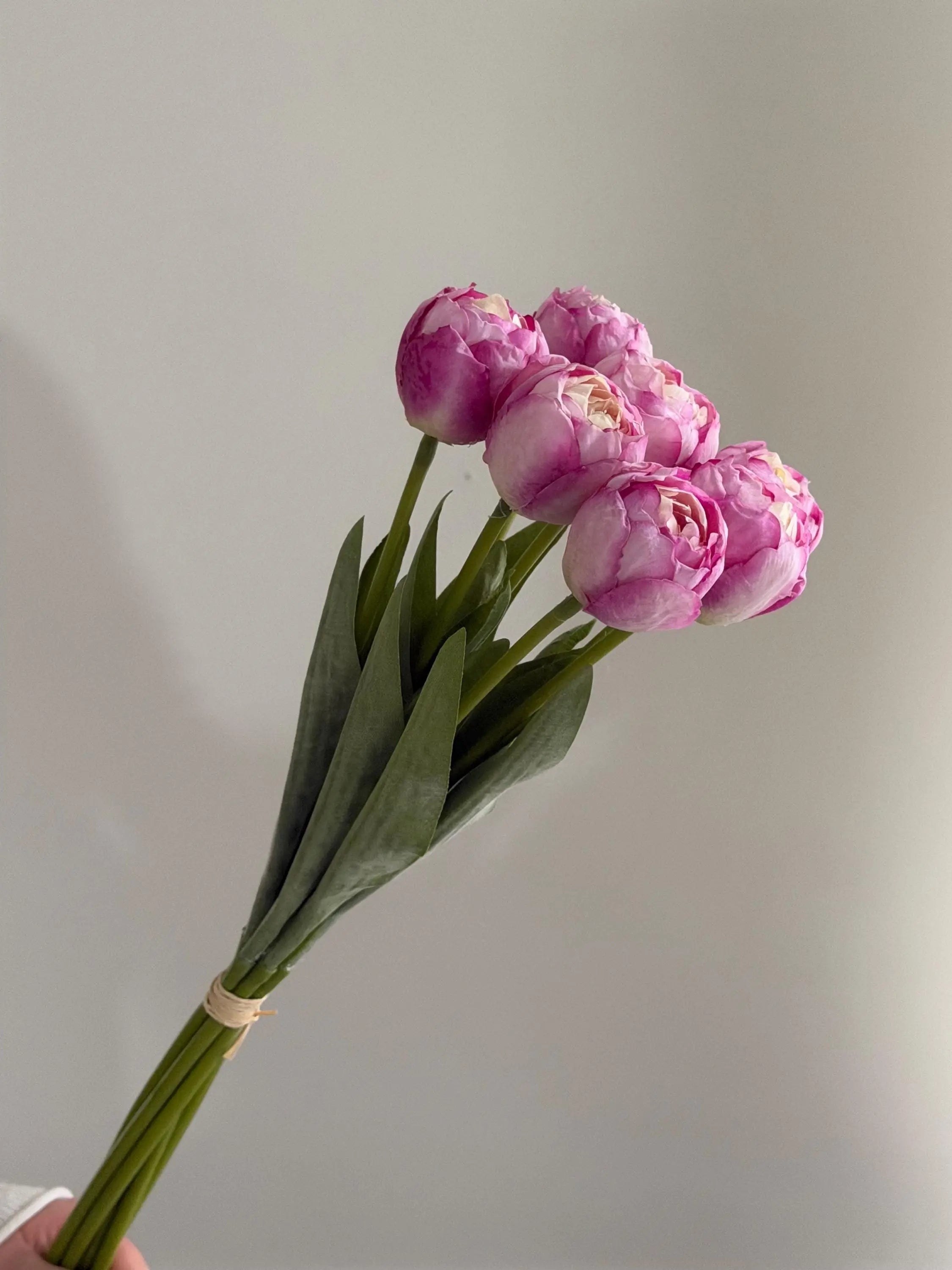 Silk tulip bouquet, artificial tulips stems Celesta Atelier