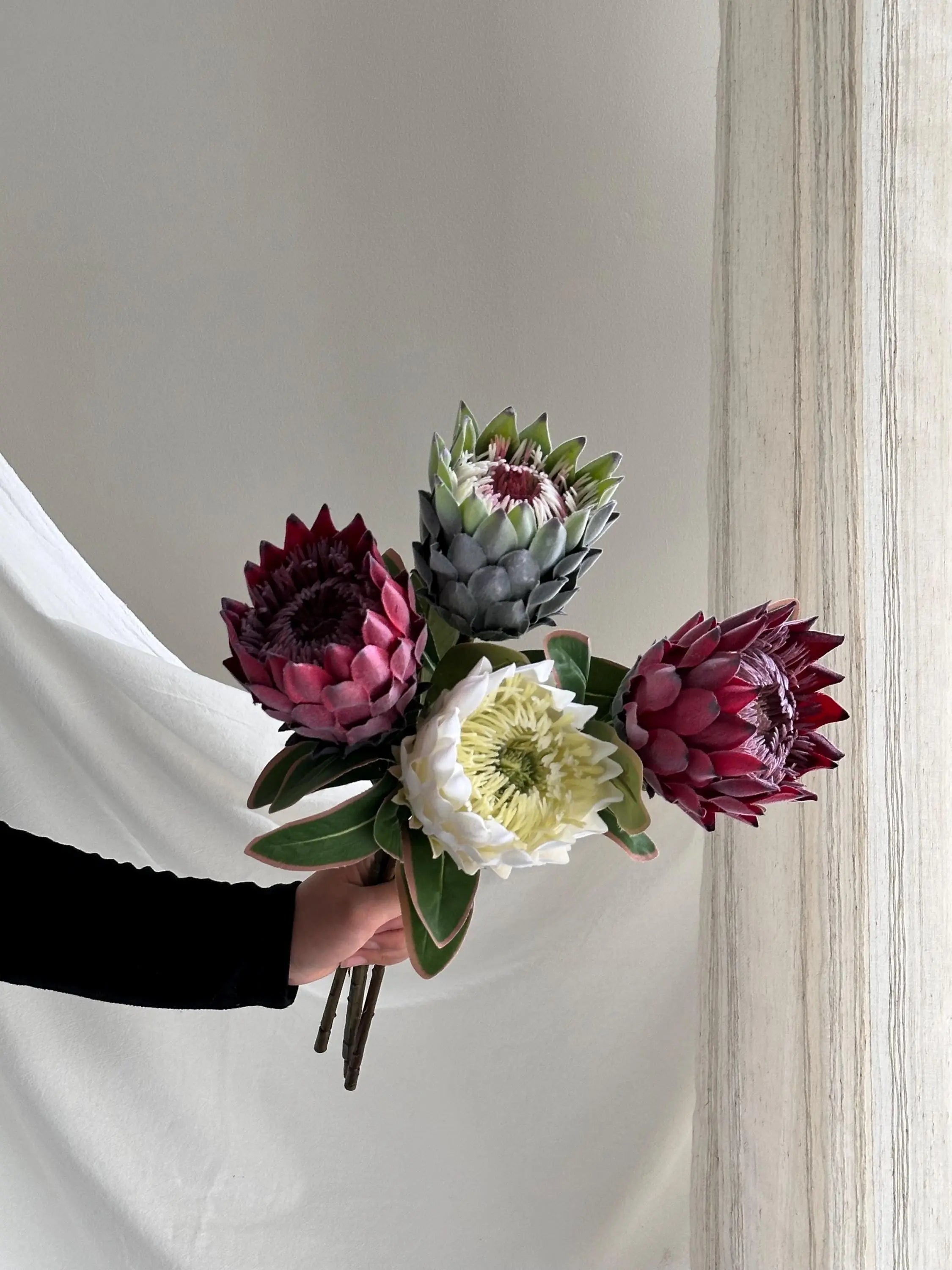 Artificial Protea Stem Faux Flower Place