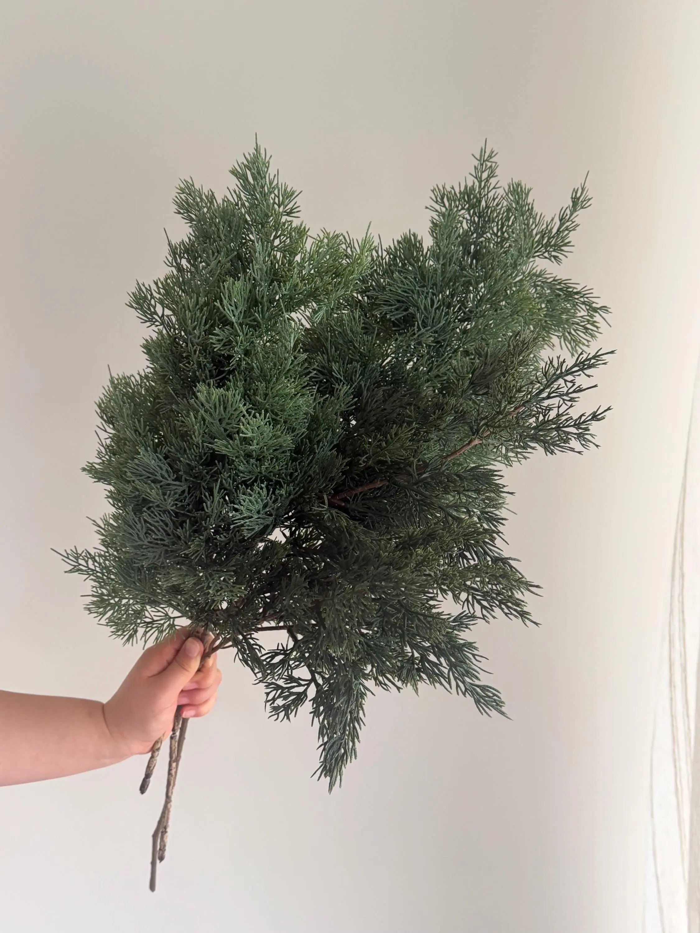 Artificial Winter Cedar Branch Faux Flower Place