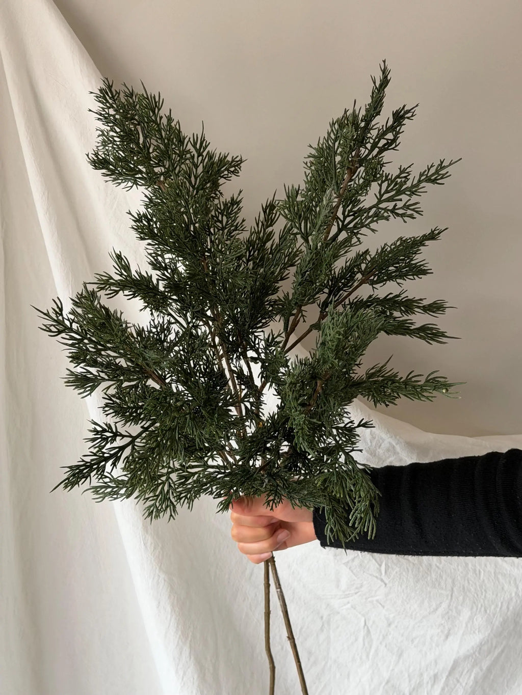 Artificial Winter Cedar Branch Faux Flower Place