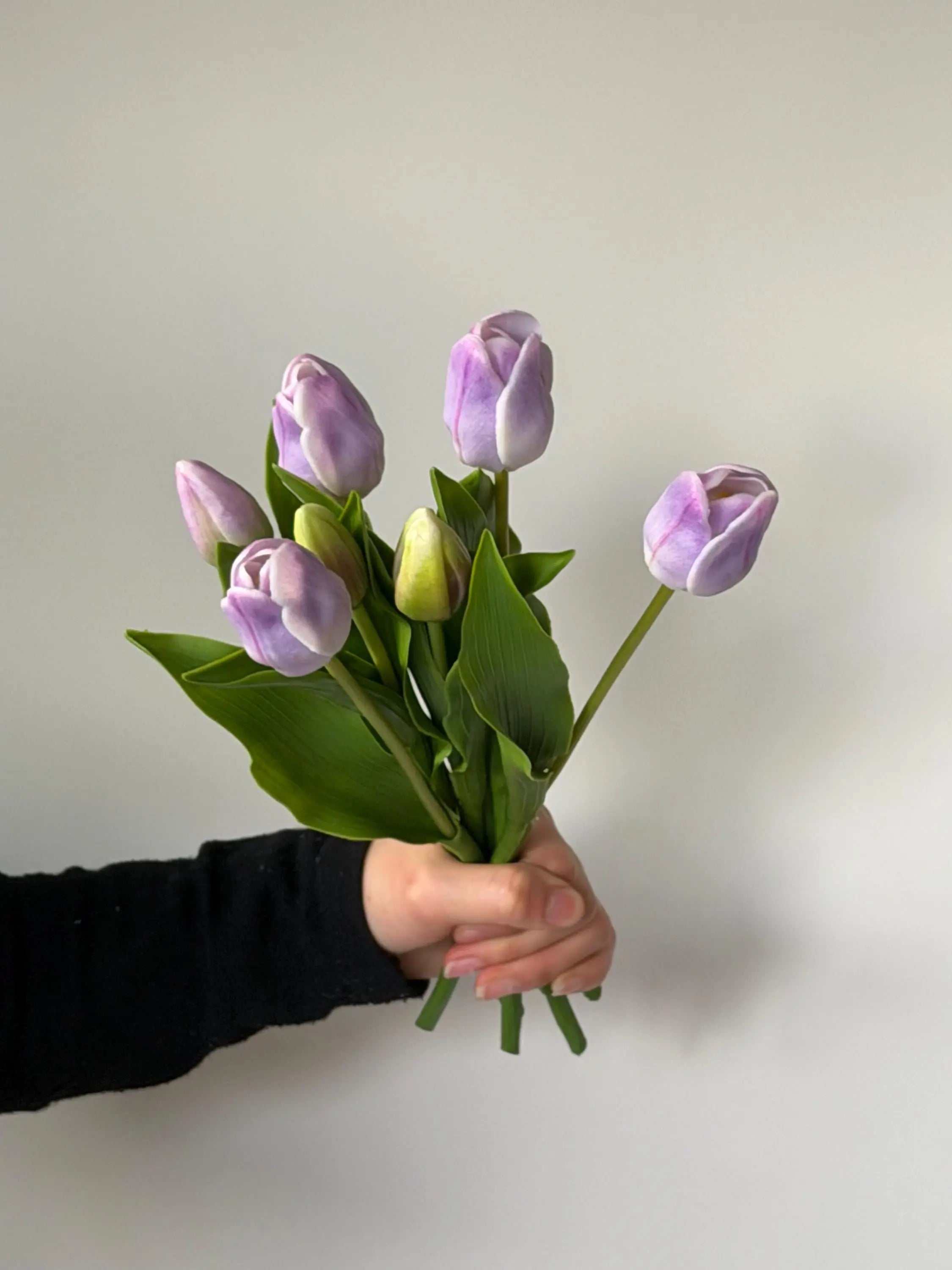 Fake tulip bouquest,artificial tulips,Real touch tulip,fake floral arrangements, faux tulips for Mothers Day gift, Easter home decor Faux Flower Place
