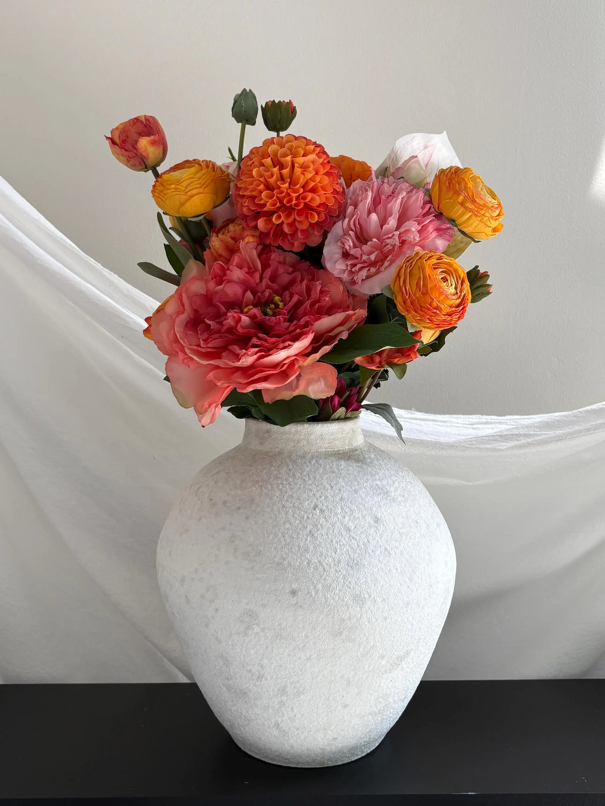 Faux Peony Bridal Bouquet Faux Flower Place