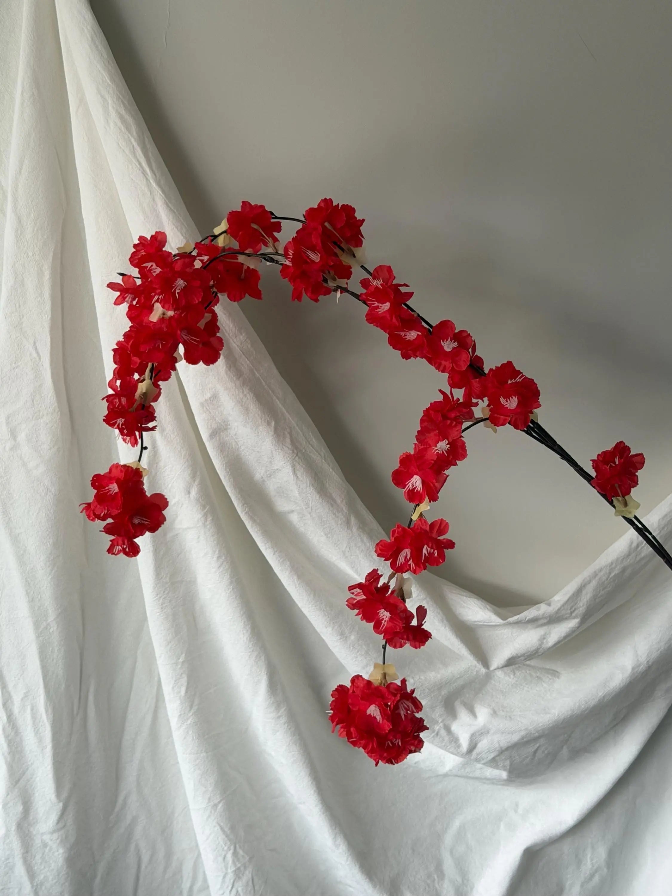 Real Touch Silk Cherry Blossom Stems (Pack of 3), Spring Floral Arrangement, Baby Shower flowers, Faux Cherry Blossom, drapey flowers Faux Flower Place