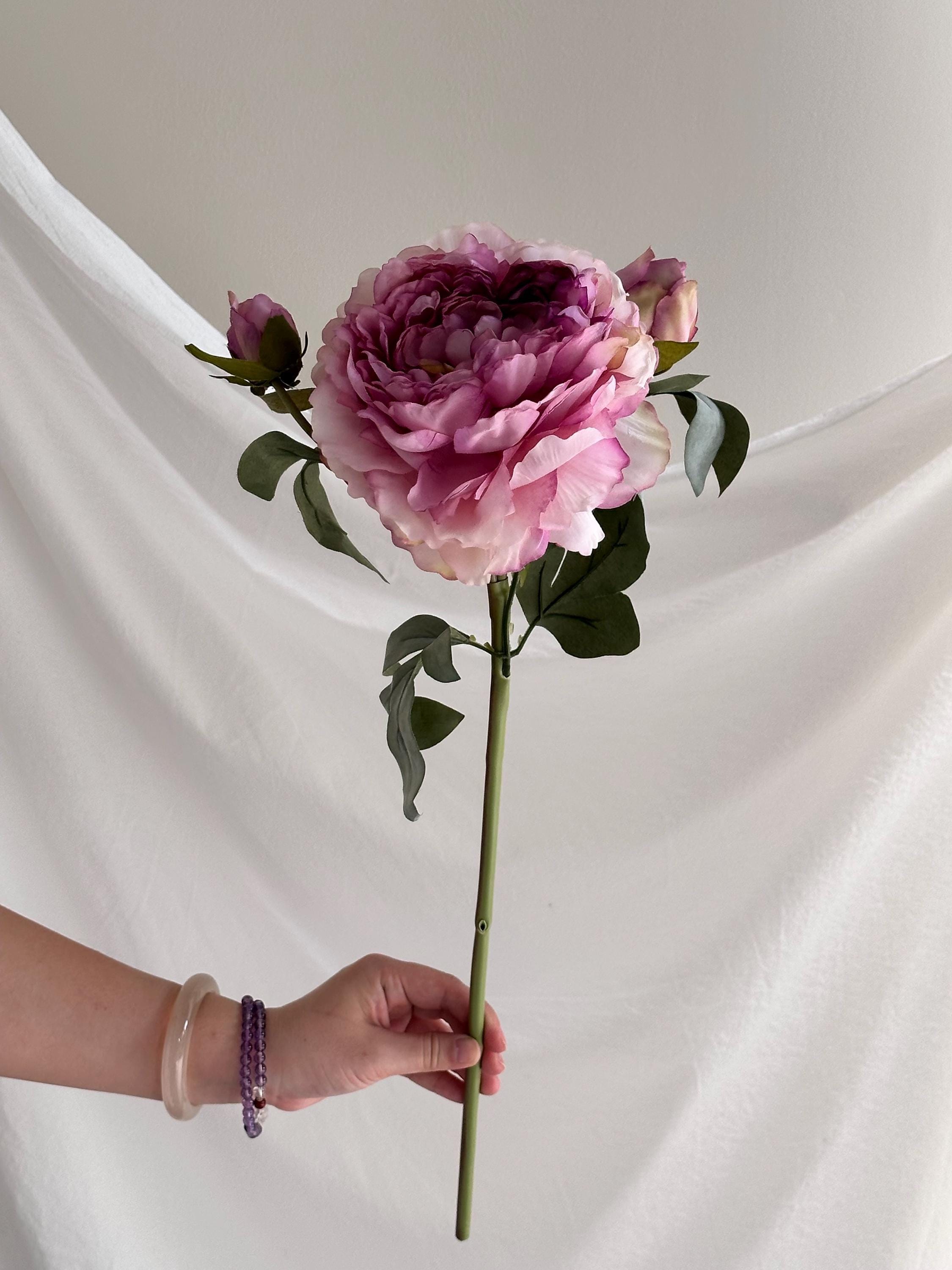 Artificial Peony Flower Stem Faux Flower Place