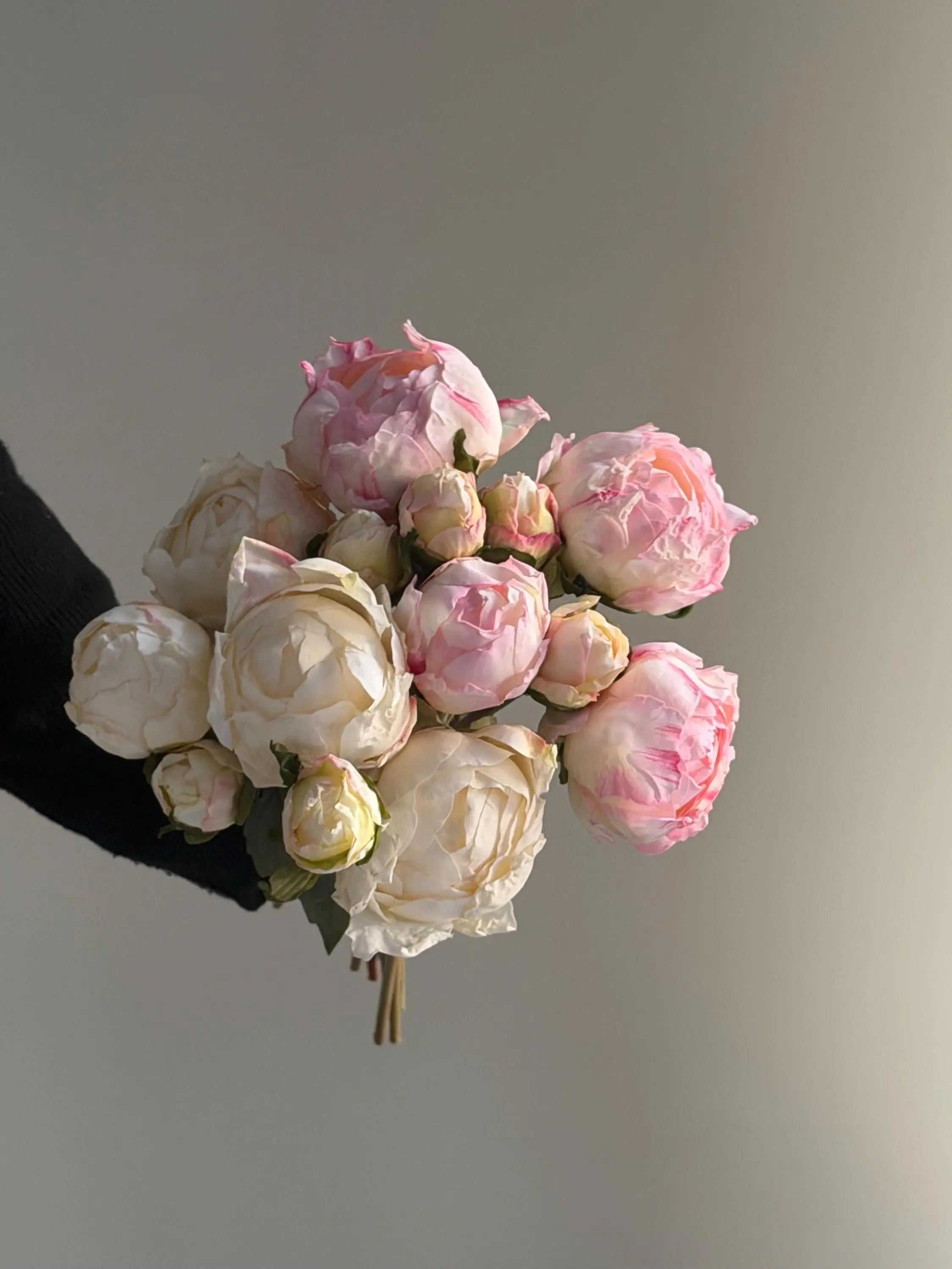 Fake Peony bouquet, Real Touch Faux Peony Celesta Atelier