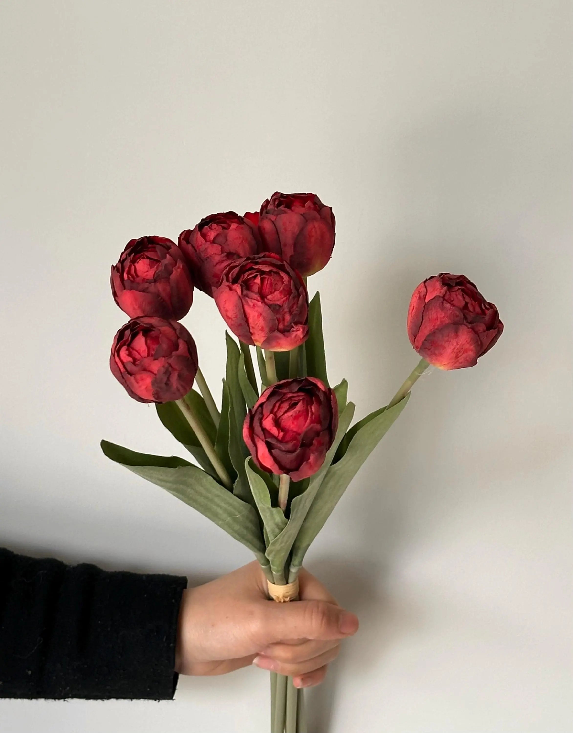 Silk tulip bouquet, artificial tulips stems Celesta Atelier