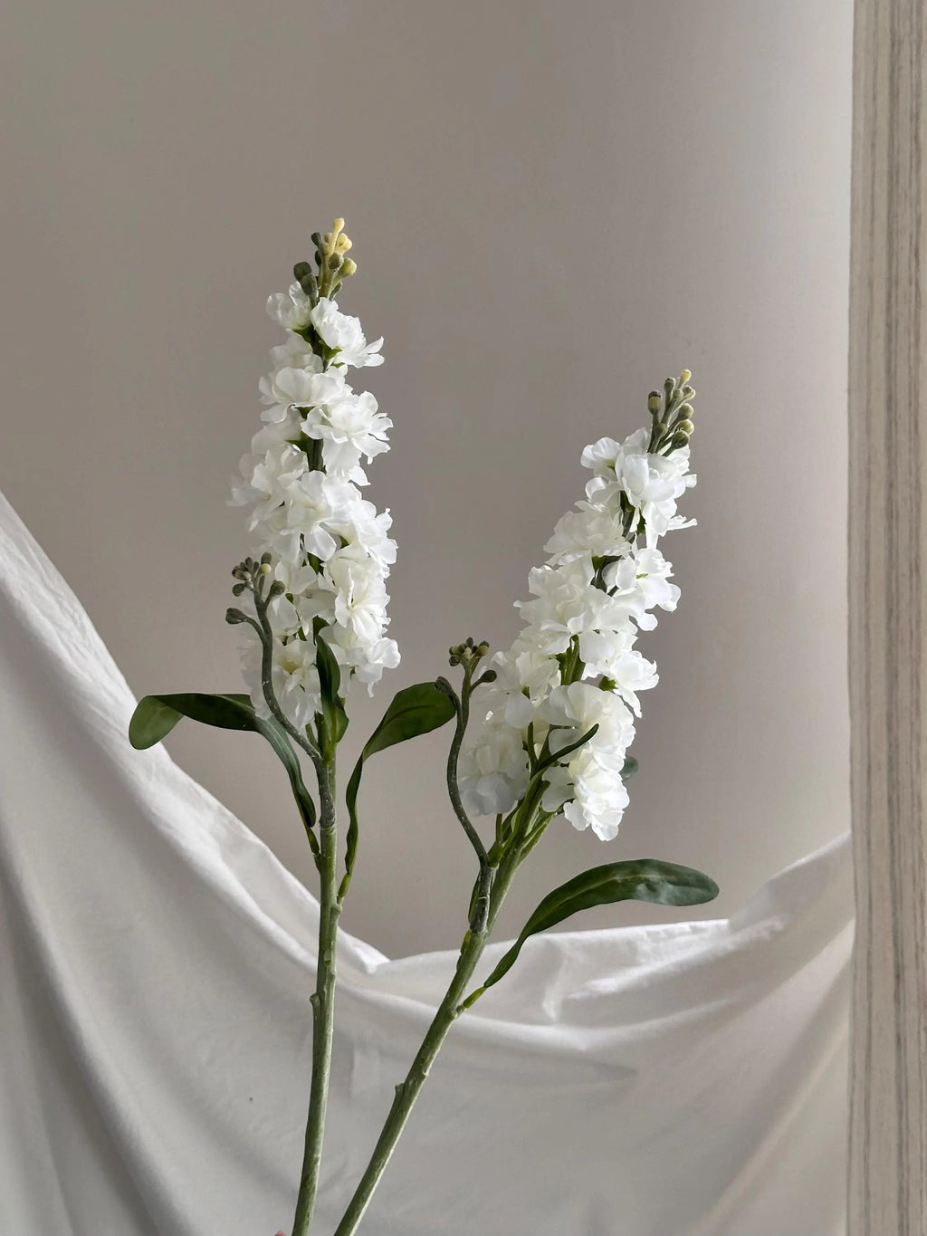 Artificial Delphinium Blossom Branch With Buds Faux Flower Place