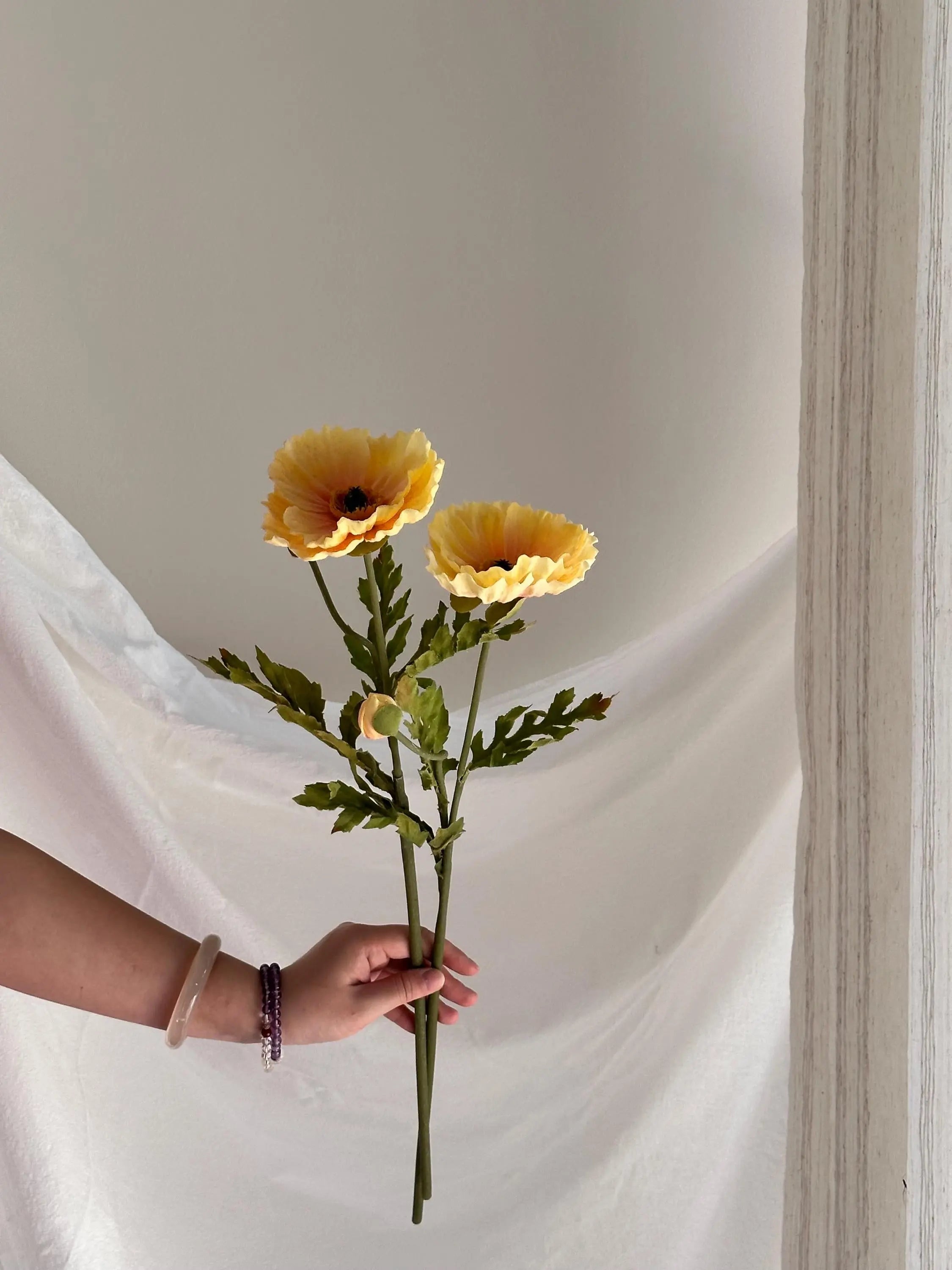 Faux California Poppy Faux Flower Place