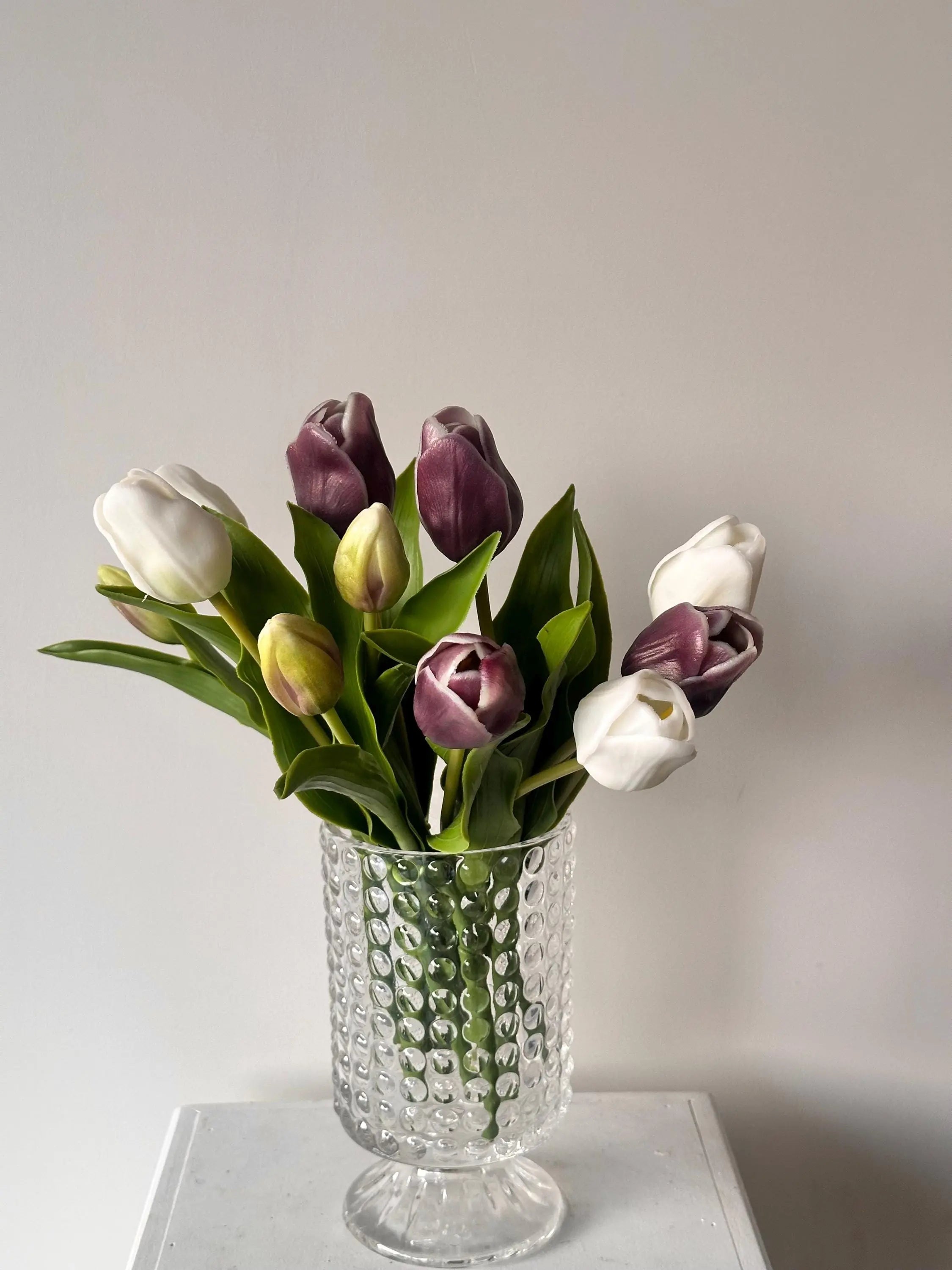 Fake tulip bouquest,artificial tulips,Real touch tulip,fake floral arrangements, faux tulips for Mothers Day gift, Easter home decor Faux Flower Place