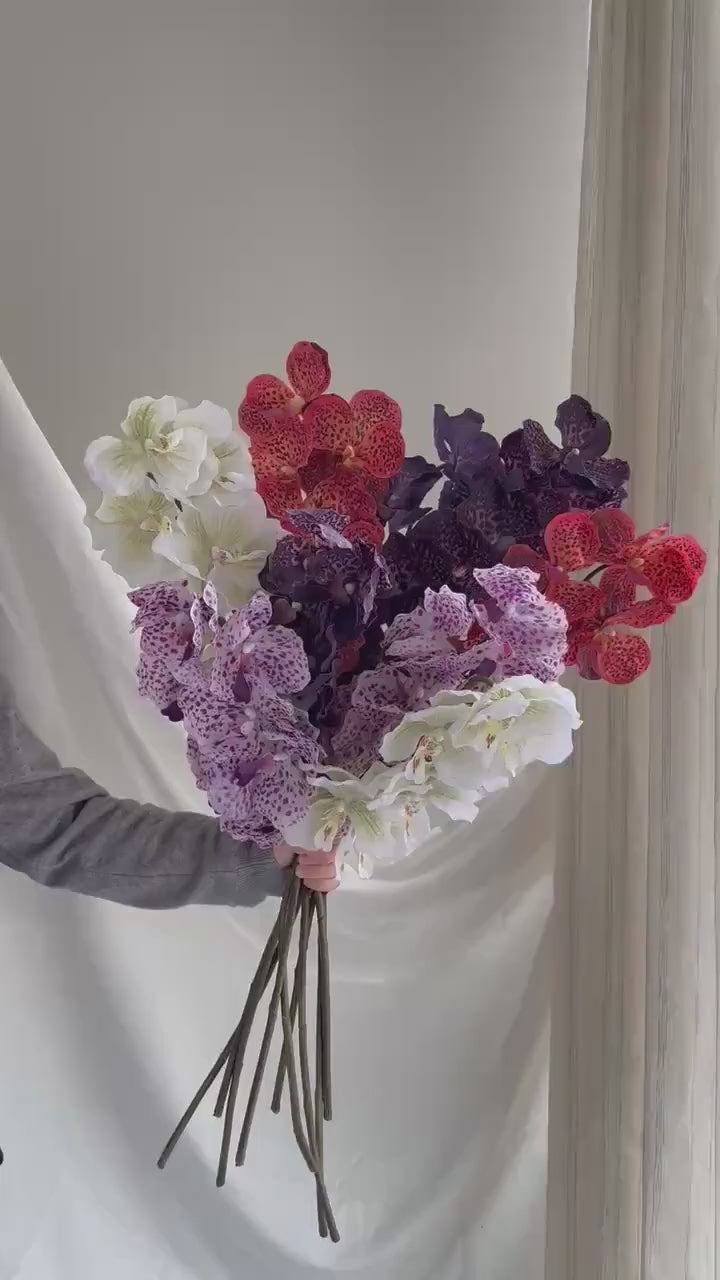 Artificial Psychedelic Phalaenopsis Orchid