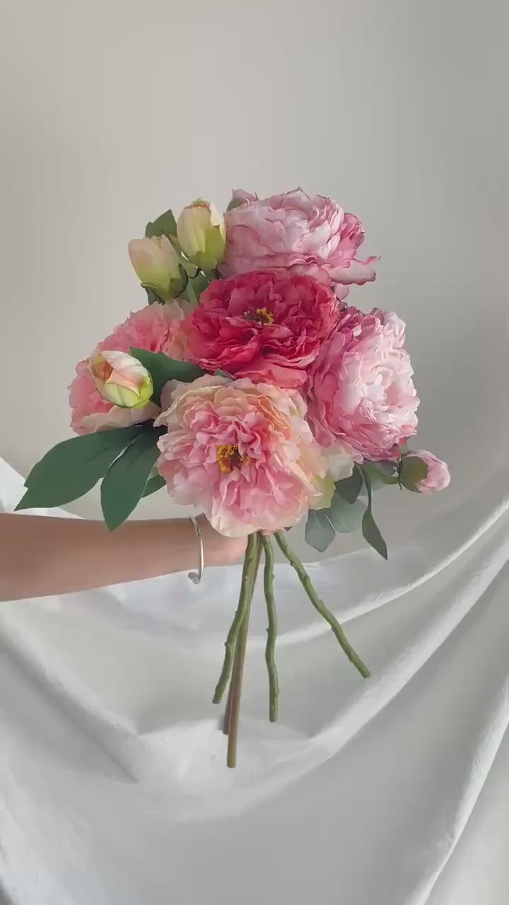 Faux Peony Flower