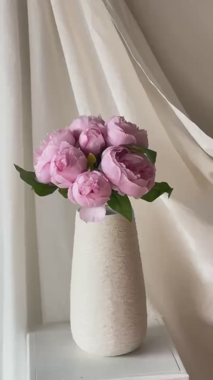 Faux Peony Bouquet