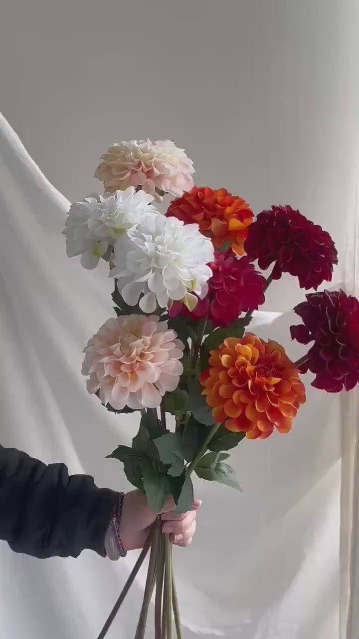 Artificial Dahlia Flowers