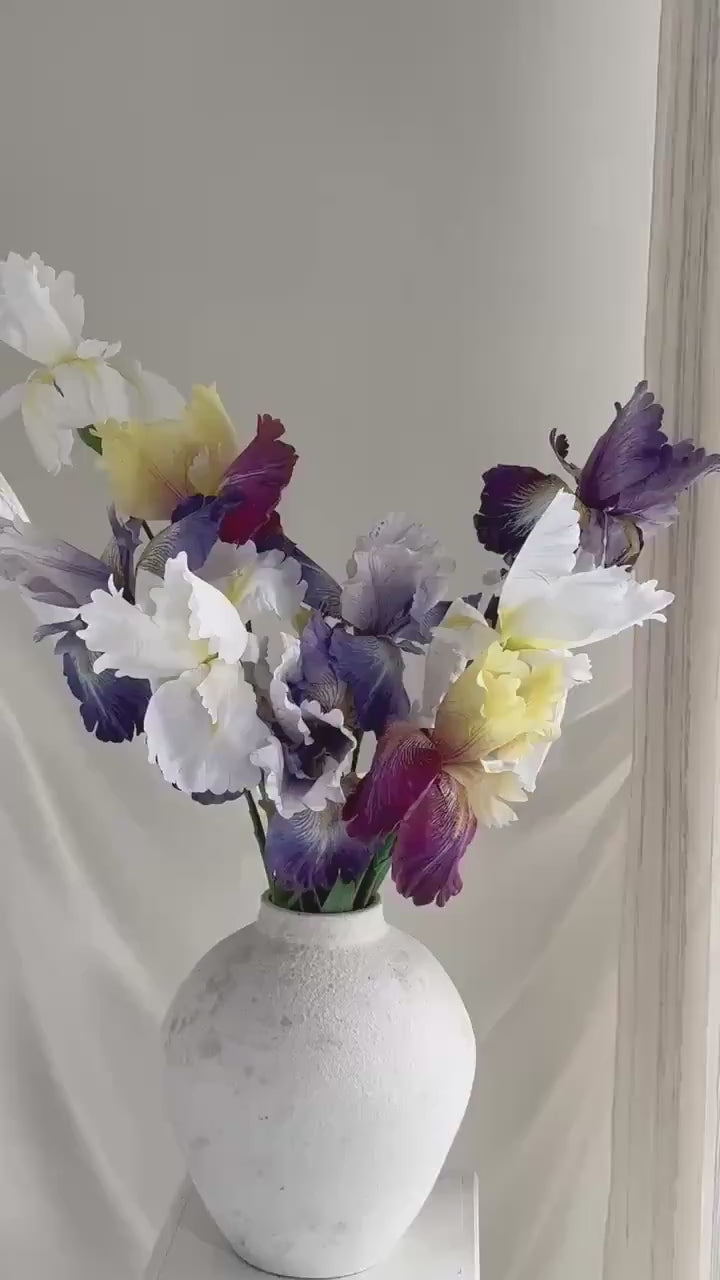 Artificial Iris Flowers