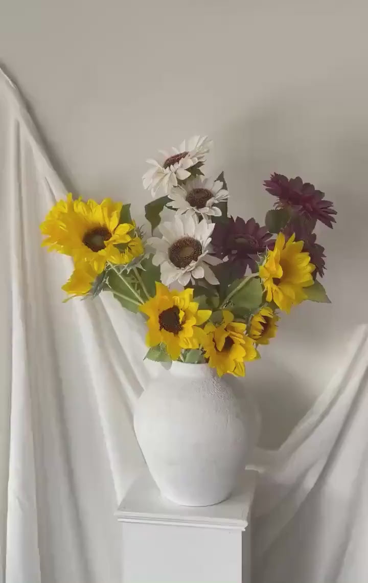3 Heads Artificial Sunflowers