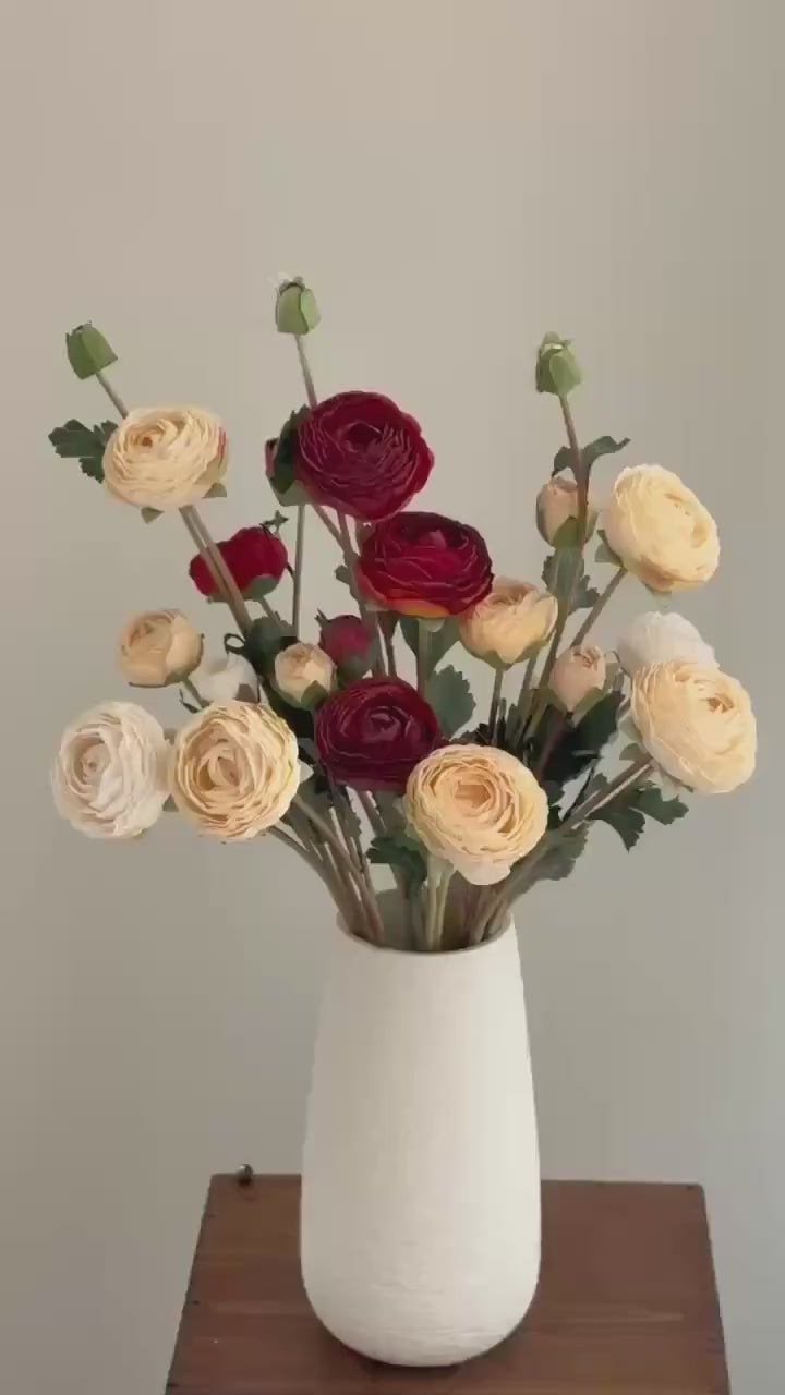 Faux Ranunculus flower
