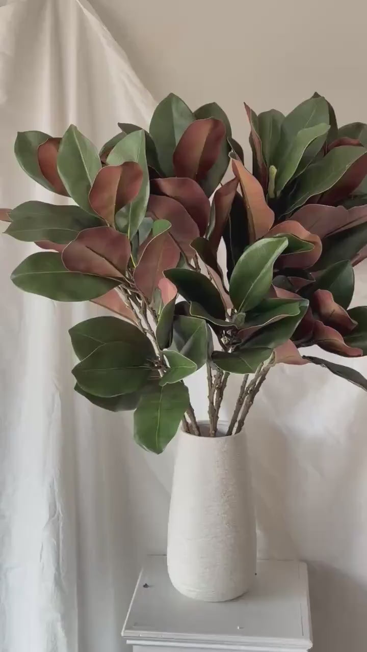 Artificial Magnolia Leaf Branch